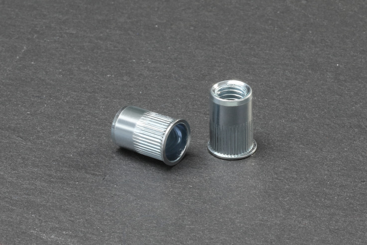 以勒标准件铆螺母小头条纹碳钢美标