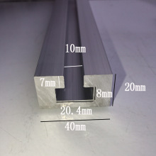 机床槽板铝合金槽板直线铝导轨4020T型M6切割槽铝工业铝材