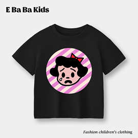 小红薯儿童短袖T恤卡通印花半袖上衣男女宝宝原田治T恤中小童