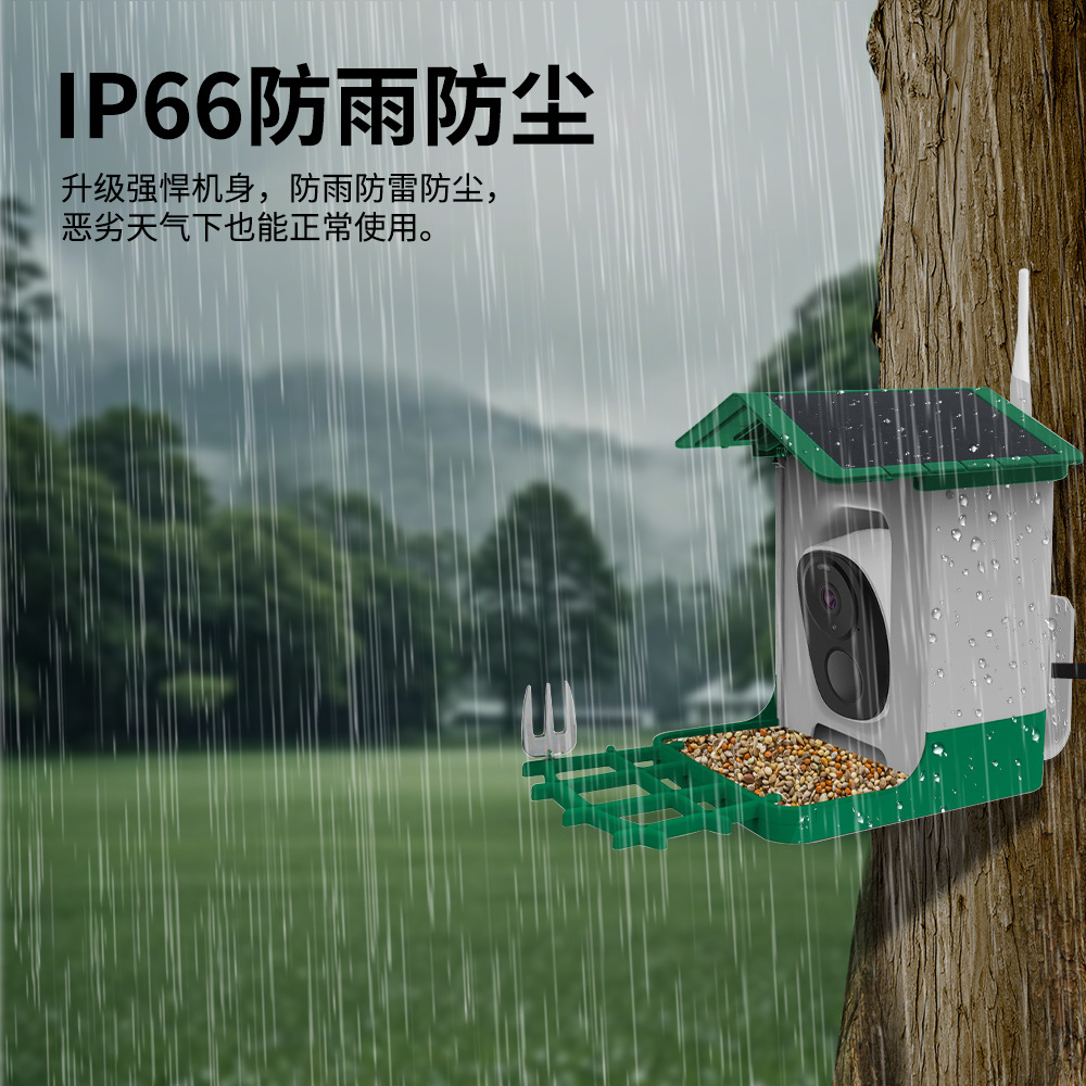 Amazon explosión inteligente alimentador de aves cámara inteligente AI reconocimiento de aves alimentador solar al aire libre todo en uno