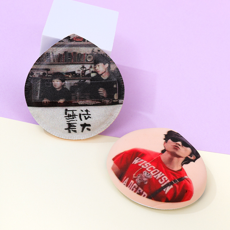 Fábrica personalizada 100 puntos de soplo de polvo de algodón de azúcar sin comer polvo q maquillaje bomba esponja cojín de aire estrella logotipo de impresión al por mayor