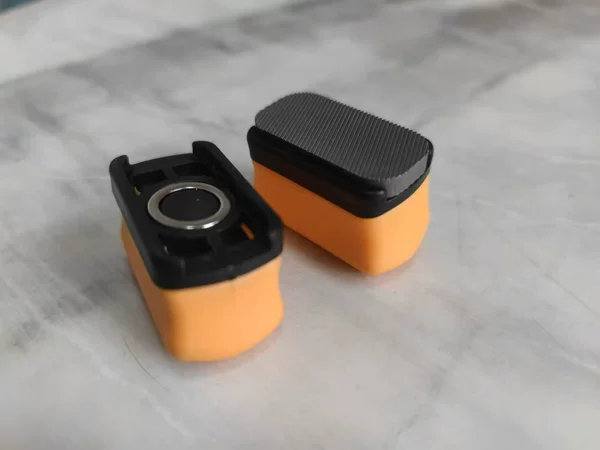 File, yellow handle