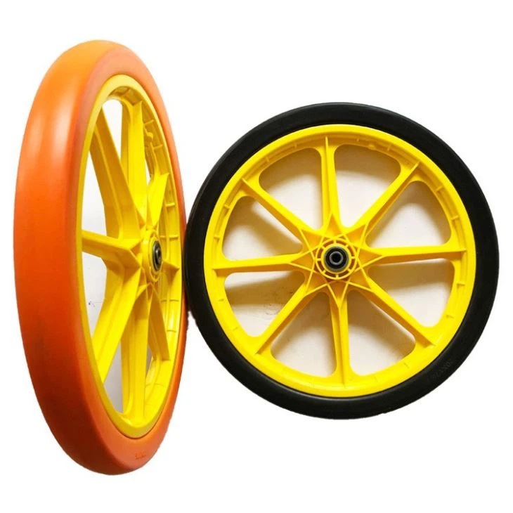 20寸  PU光头实心胎 覆膜机轮 微耕机轮 种土豆机械