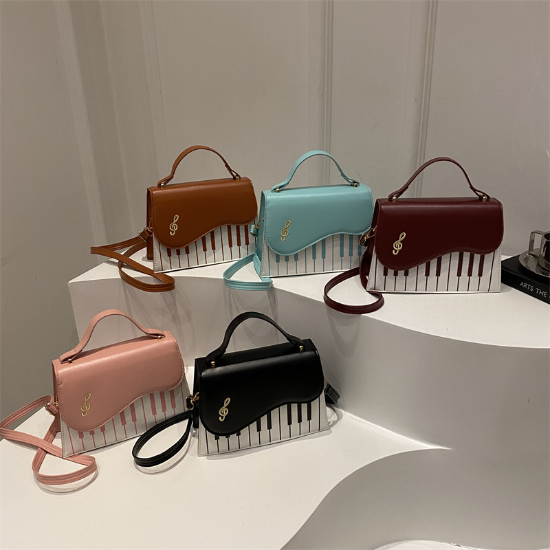 Bolso de moda, bolso de mujer, invierno 2024 nuevo estilo de piano, bolso de hombro, bolso de mochila, bolso de mano dulce