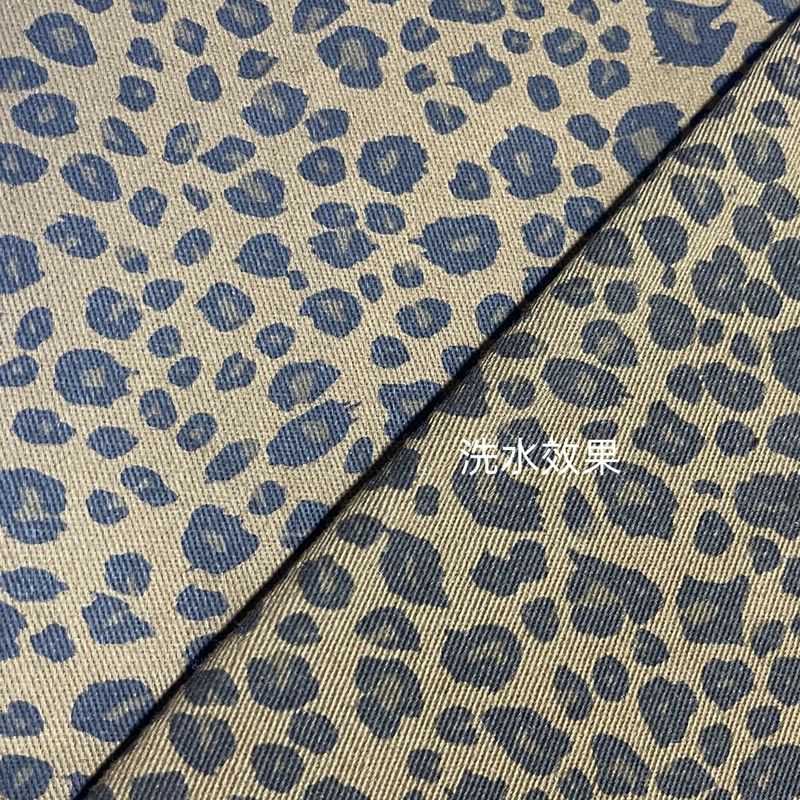 純綿ファッションヒョウ柄プリント生地シンプルで多用途な野球帽生地広州スポット卸売|undefined