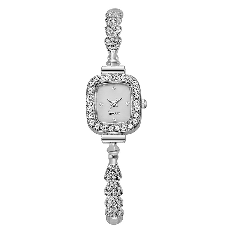 Nuevo reloj cuadrado pequeño transfronterizo, reloj de cuarzo para niña, reloj de pulsera para mujer de temperamento, reloj para estudiantes de secundaria y preparatoria
