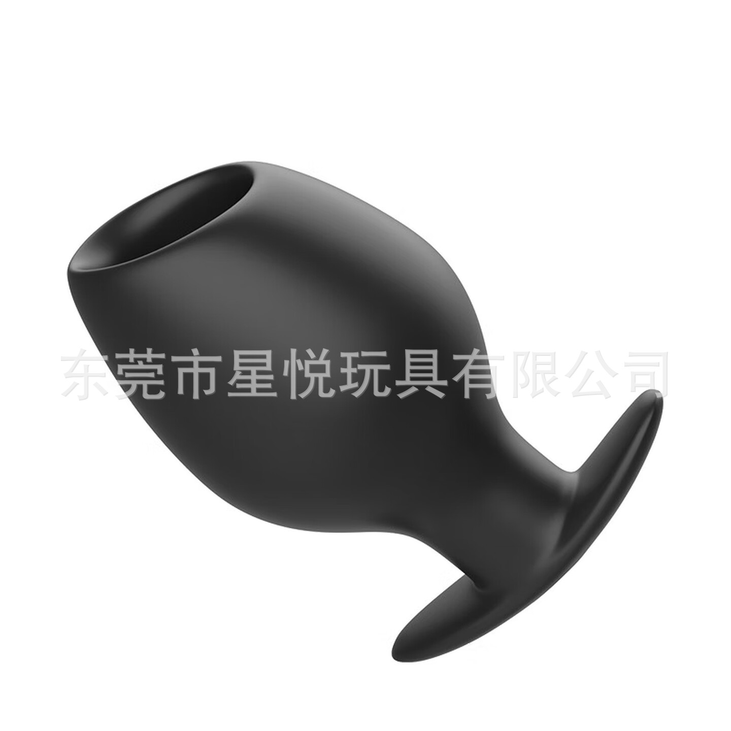Hollow Silicone Anal Plug, Large Size Enema-Friendly Dilator for Adults — detail image 4