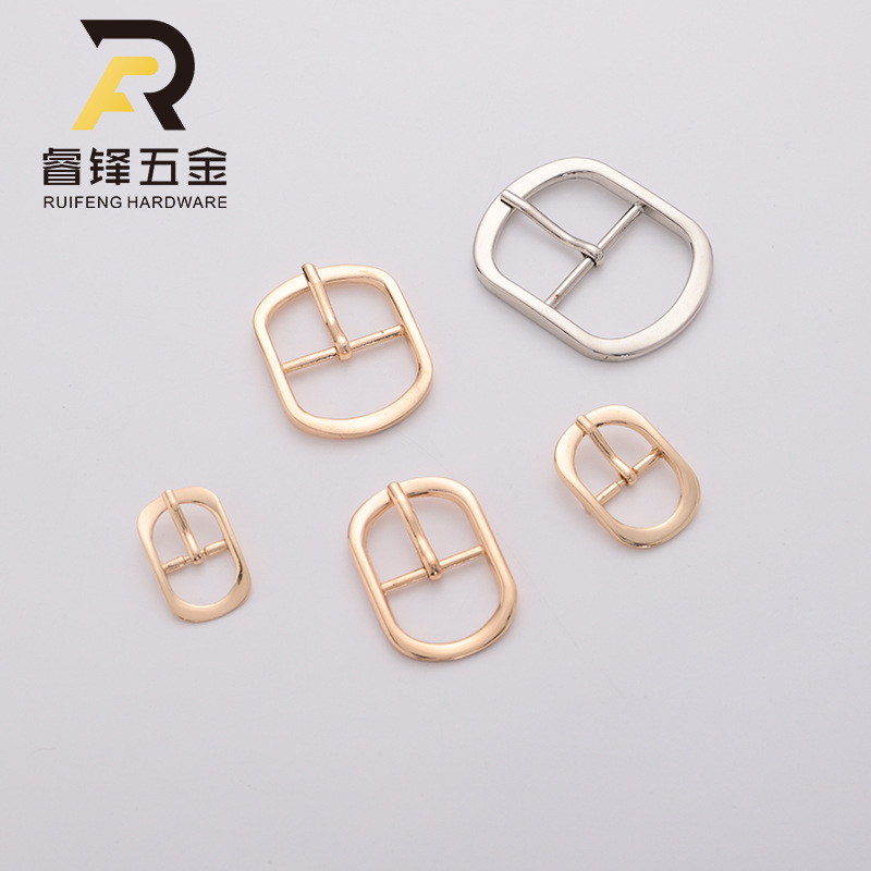 箱包五金配件箱包椭圆旦形针扣 锌合金箱包皮带锁扣批发金属扣