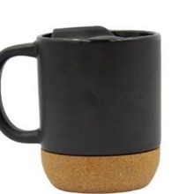 生产带胶木底套带盖亚光陶瓷杯马克杯咖啡杯磨砂效果杯子