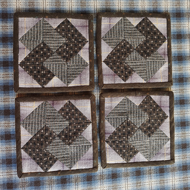 Primer paño teñido estera de té hecho a mano DIY patchwork corredor de mesa bordado Lu bordado estera de la placa de té Zen camino de mesa té arte de la vendimia toalla de té