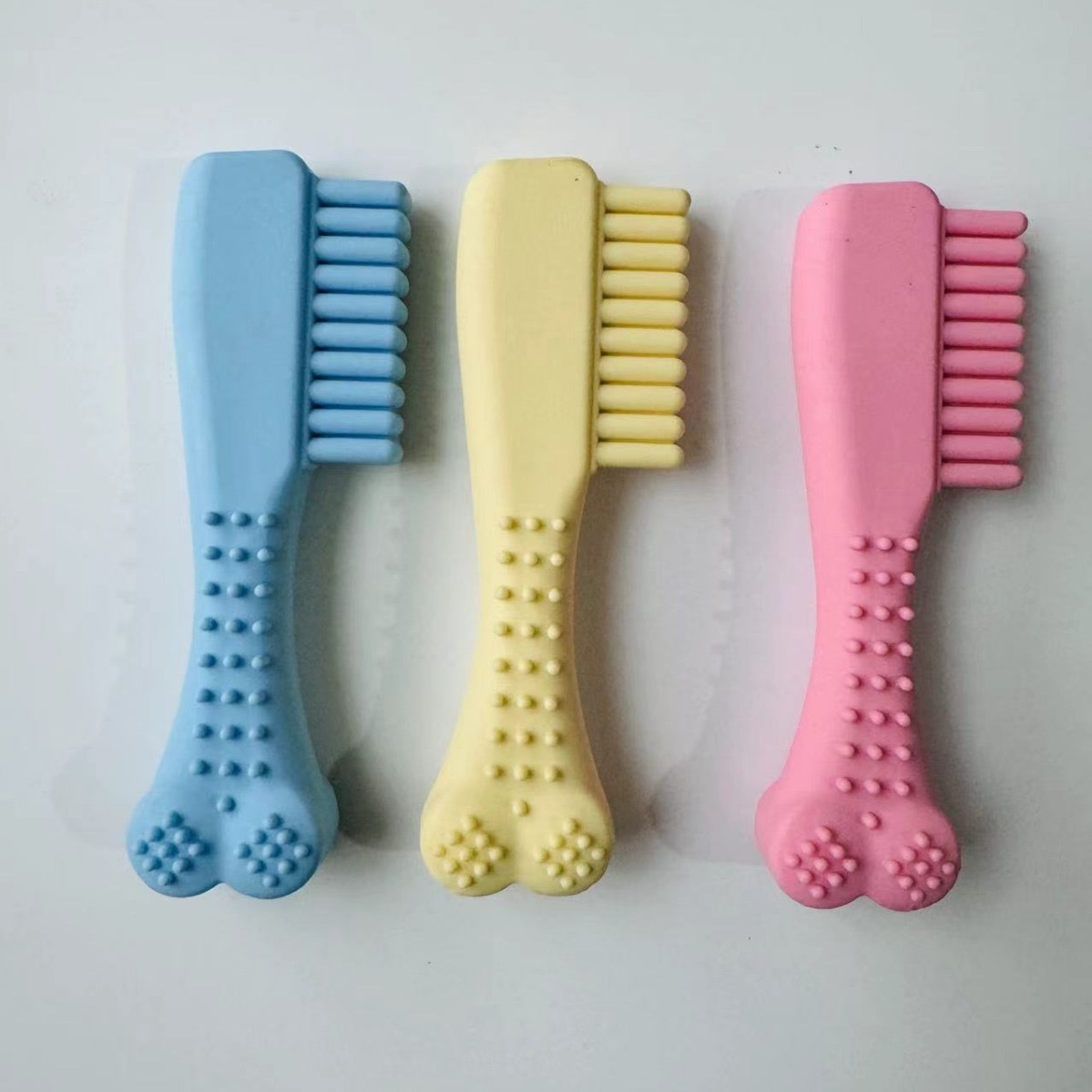 Juguetes de voz de perro resistentes a la mordida de oro corky dientes limpiadores de dientes molares entrenamiento para perros pequeños juguetes para mascotas al por mayor