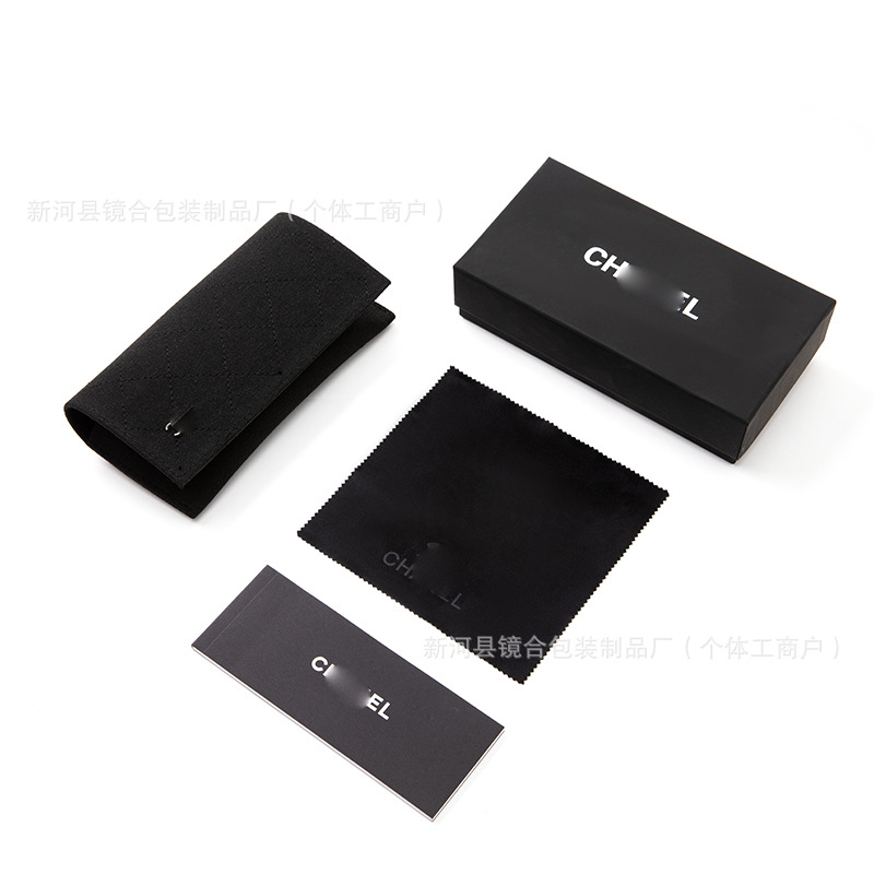 Spot al por mayor nueva caja de gafas de marca de alta gama de moda caja de gafas de sol de alta gama caja de embalaje completa