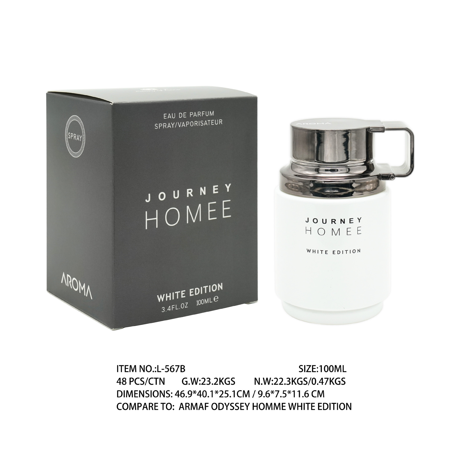 Armaf Odyssey Mandarin Sky Thermos Perfume Oriente Medio Perfume para hombres