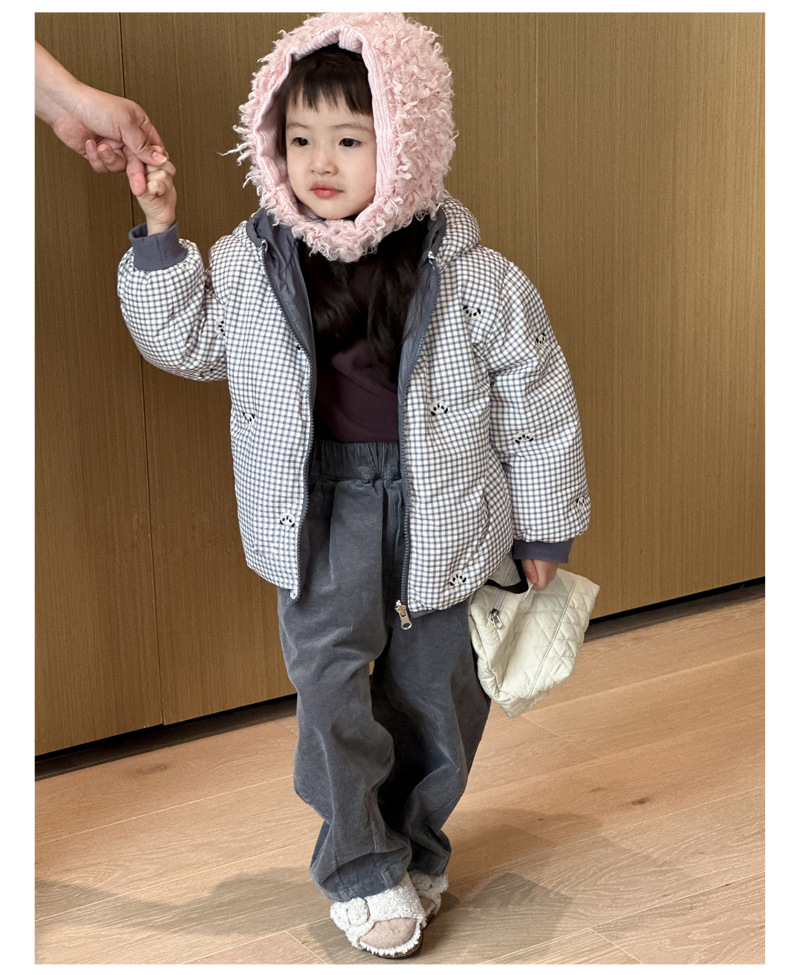 2023 Cappotto caldo per bambini piccoli, medi e piccoli con cappuccio su due lati da ragazza per ragazzi_voghion.com