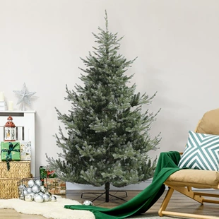 Звезда на верхушку ёлки светящаяся серая PE
