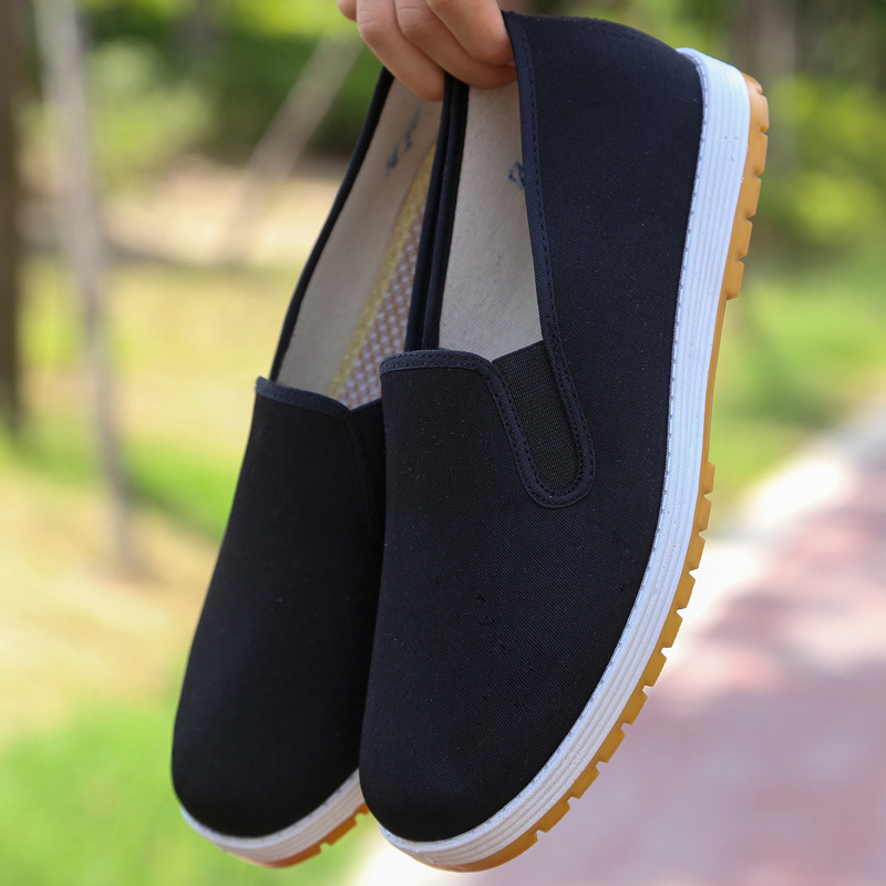Cloth shoes old Beijing cloth shoes men's casual shoes men's soft bottom non-slip spring and autumn breathable shoes wholesale