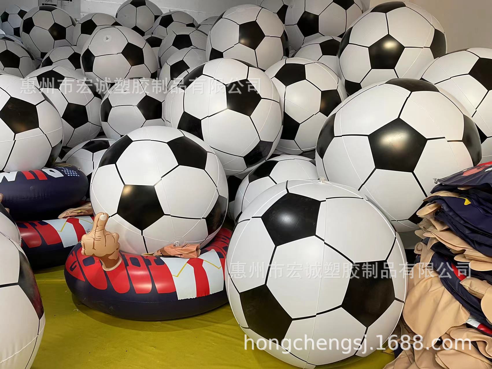 PVC inflatable beach big football PVC inflatable color wave ball…