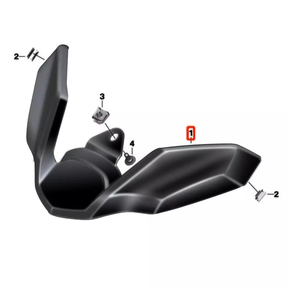 Suitable for Bmw/Bmw R1250Gs R1200Gs Waterbird Modified Extended Beak Front Fender Extension Motorcycle