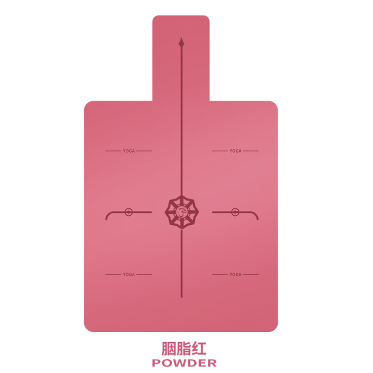 Pilates core mat mat mat de yoga de caucho natural antideslizante y resistente al desgaste acondicionamiento físico suelo equipo especial para el gimnasio de yoga