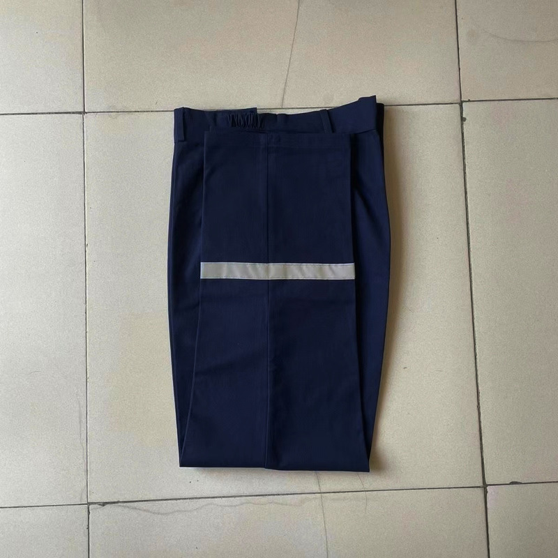 反射ストリップ付き炭鉱地下作業ズボン作業服スーツ純綿フルプロセス非ピリング非退色労働保護スーツ|undefined