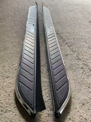 Dekorativ pedal başlıqları: Exterior Side Steps - black-warrior-model