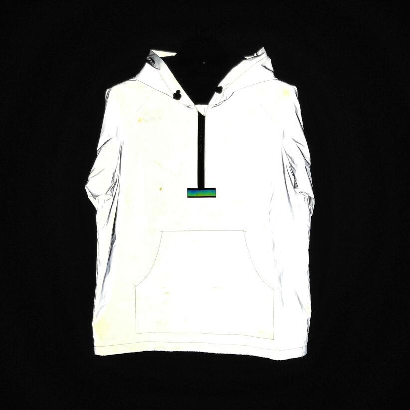 boy Autumn Winter Cross-Border Full Reflective Pullover Jacket European American Hip-Hop Street Dance Raglan Sleeve Coat Ins_voghion.com