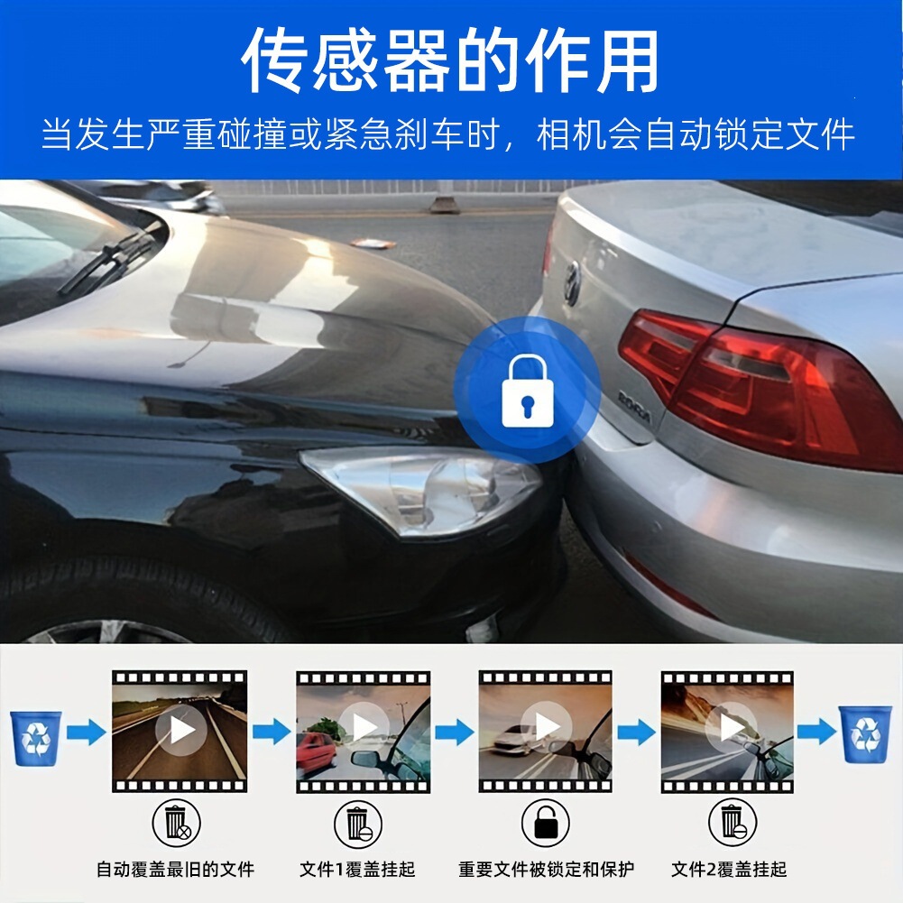 2026 Cross-Border 1080P Dash Cam High-Definition Wifi Night Vision 3.16inch Car Dash Cam