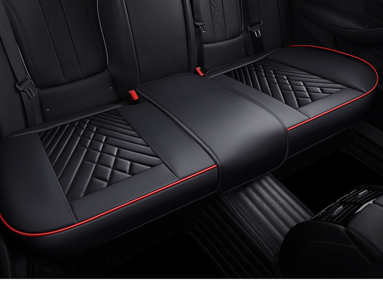 2025 New Amazon Full Leather Three-Piece Car Cushion Leather Cushion Backless Car Cushion Wholesale