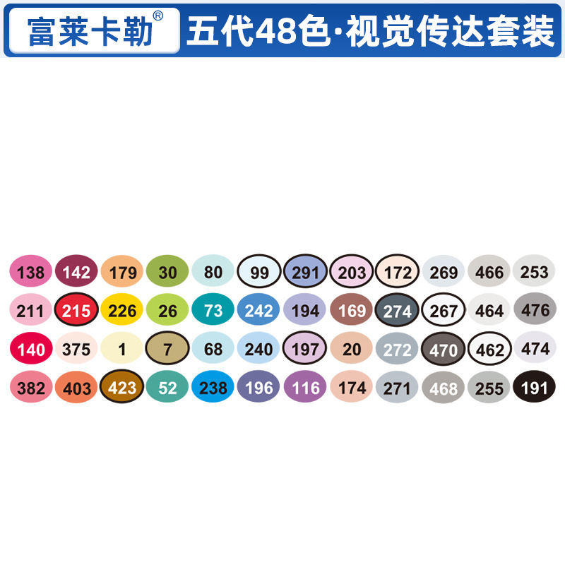 Visión de cinco generaciones 48 colores