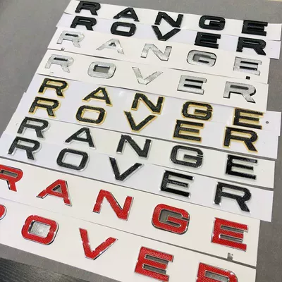 Car logo | Lettering Emblem Tail Emblem