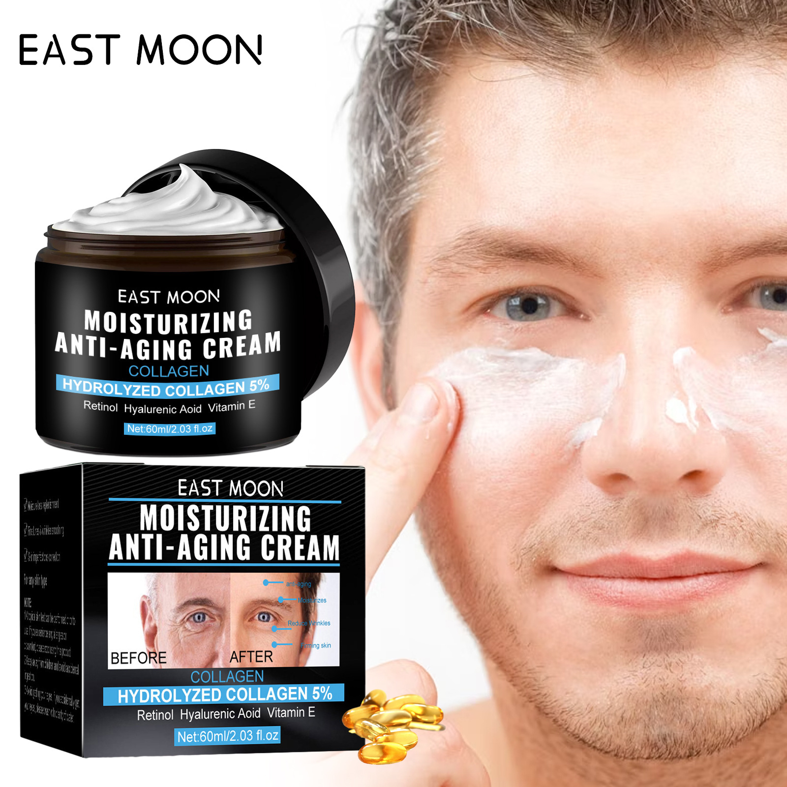 Straffende Anti-Aging-Gesichtscreme für Männer – mildert feine Linien, spendet Feuchtigkeit und hydratisiert_voghion.com