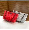 Fashionable shoulder bag, capacious chain, one-shoulder bag, 2022 collection, Korean style, chain bag, wholesale