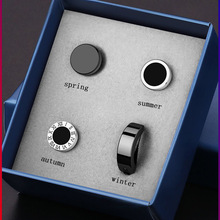 钛钢耳钉套装男复古不掉色耳环高级感简约耳饰女百搭时尚配饰饰品