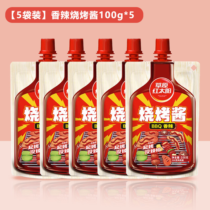[5봉지] 매콤바비큐소스 100g*5.