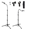 Manufactor stage host microphone Bracket to ground Lifting frame live broadcast Sound recording go to karaoke Tripod Microphone bracket