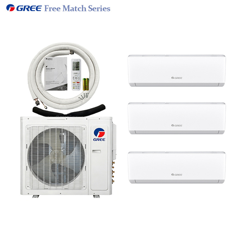 Gree split-type air conditioner multi-split R32 rapid cooling aircon for export, cross-border commercial, residential, and apartment use Gree split-type air conditioner multi-split R32 rapid cooling aircon for export, cross-border commercial, residential, and apartment use
