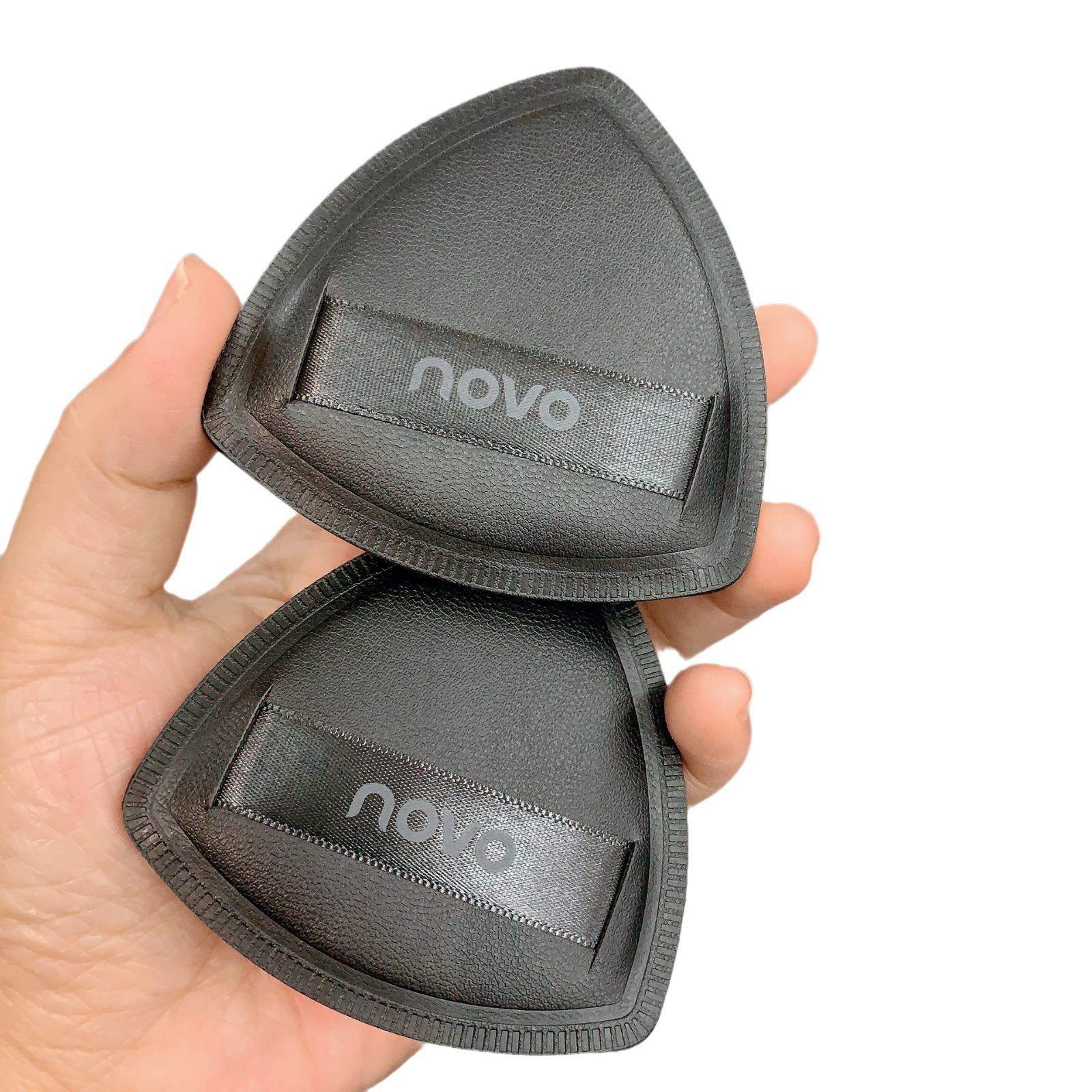 NOVO6199 Spaghetti Dräieck Loftkëssen Dréchen Naass Duebelzweck Flësseg Fondatioun Spezial Pudderfräie Schwamm Puff_voghion.com