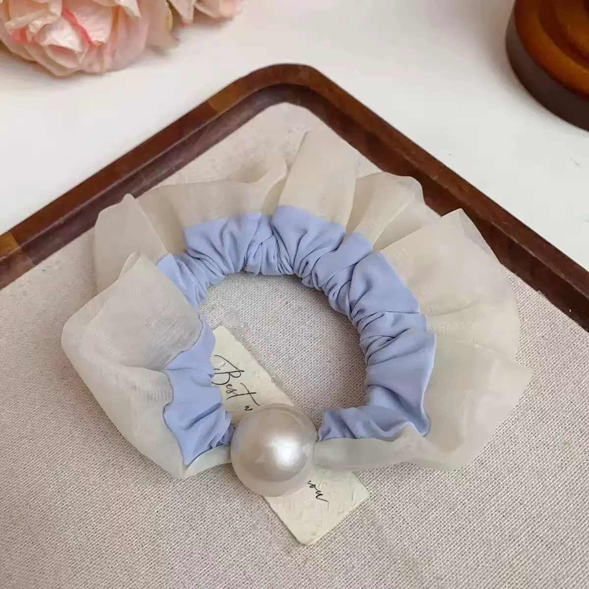 Elastic sports rostometer for gym, ponytail, durable hair rope, harmless hair accessory, no hair damage