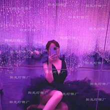 光纤灯满天星纤维吊顶灯创意个性艺术装饰水晶灯婚庆展厅立体造型