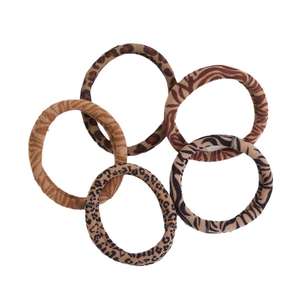 Nuevos adornos para el cabello de alta elasticidad sin conexiones correa estriada cola de caballo cuerda de cabello gruesa anillo de cabello transfronterizo mayorista