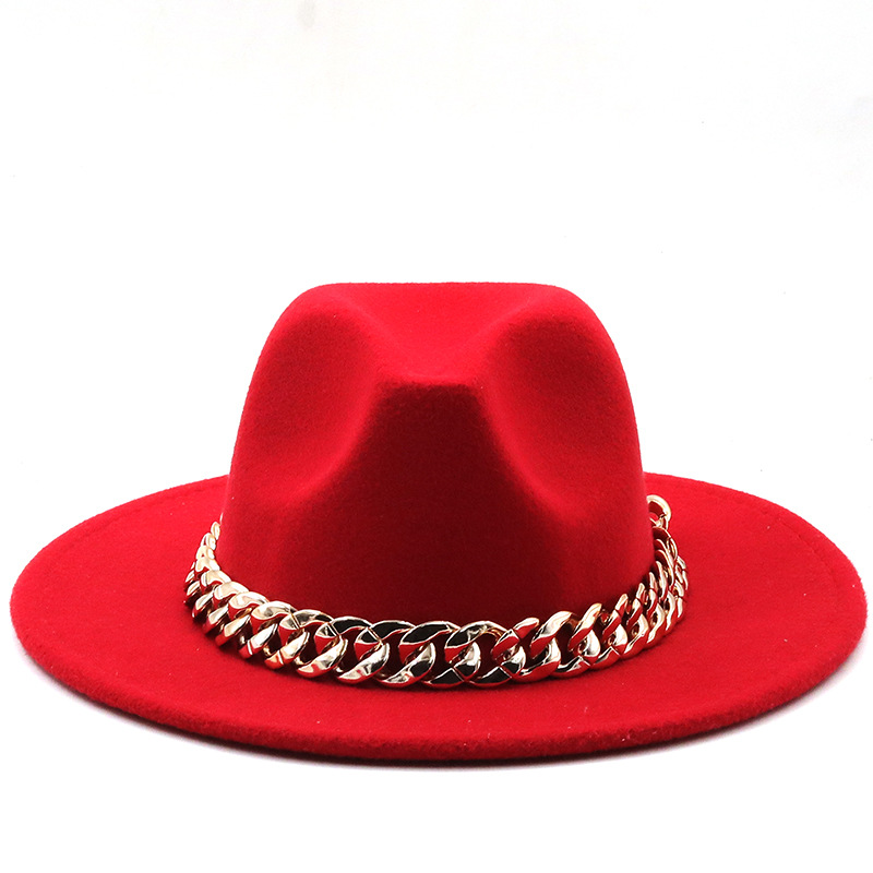 Wholesale Accessories Woolen Big Brim Fashion Jazz Top Hats Nihaojewelry display picture 15