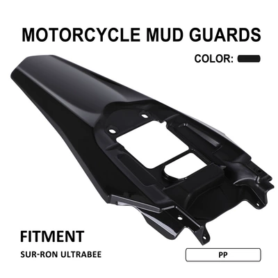 Suitable for Sur-Ron Qiu Long Pole Bee off-road motorcycle modified fender shock absorber mud fender rear wheel fender (Motorcycle Fender)