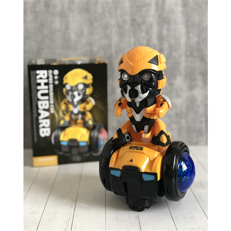 クロスボーダー热い贩売电気ユニバーサルバランス车スパイダーマン360回転音楽ライト子供祭りプレゼント