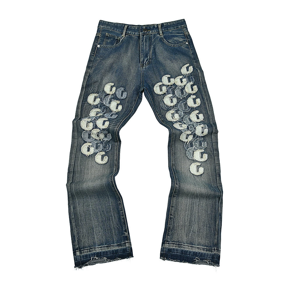 Голова мегапон? Поясняю: Megaphone, jeans for leisure, trousers, graffiti, oversize