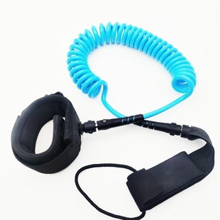 Customized Blue Surfing Foot Rope Surfboard Accessories Tpu Paddle Board Surfboard Security Rope Water Skiing Surfing Foot Rope