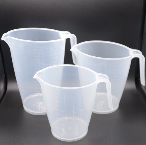 1L plastic graduated cylinder, 1.5L transparent scale cup, size measuring cup 2L kitchen baking measuring tools set