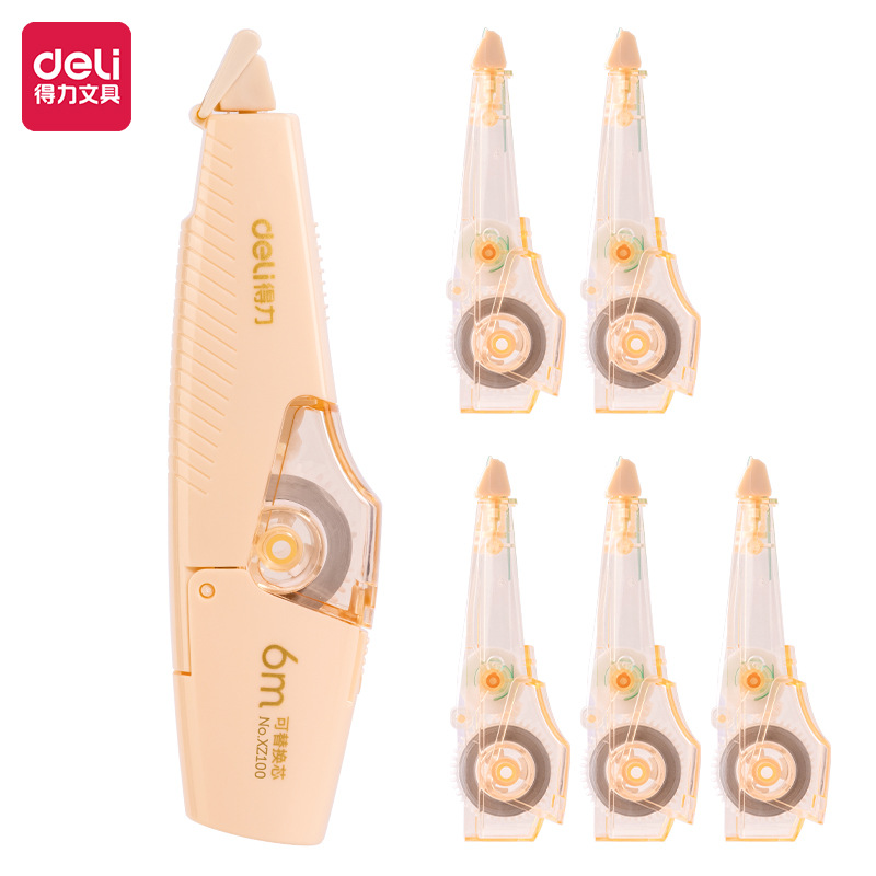 Deli correction tape for students can replace the core with 36 m large capacity correction tape correction tape cute creativity