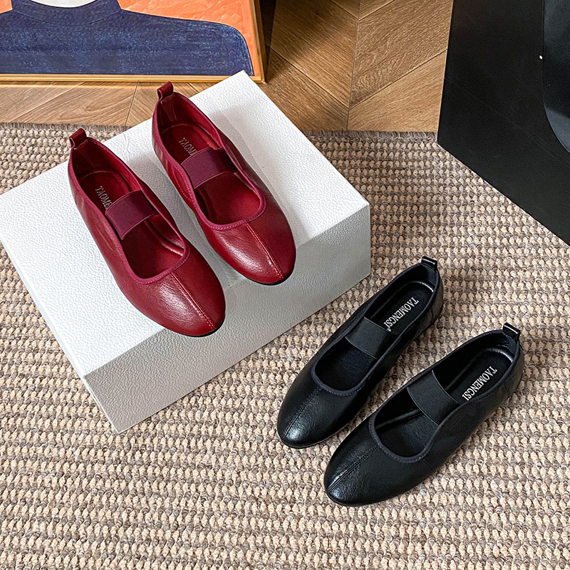 Huidong Yixinda, elastic universal comfortable Mary Jane shoes, french style, round toe