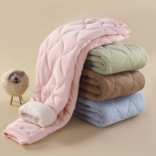 新款儿童保暖裤秋冬加绒过冬学生内穿校服神器冬季三层夹棉棉裤