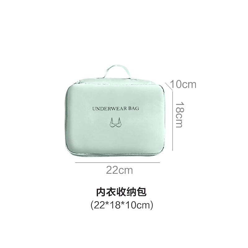 Storage system, set, suitcase for traveling, folding pack, underwear, storage bag